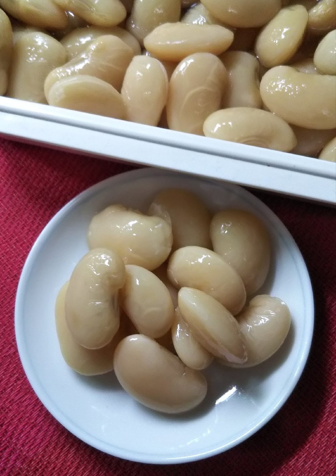 お節用の白花豆を魔法瓶で煮よう-レシピのメイン写真
