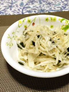 大根と海苔の酢の物-レシピのメイン写真