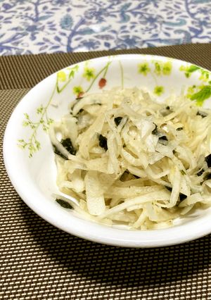 大根と海苔の酢の物-レシピのメイン写真