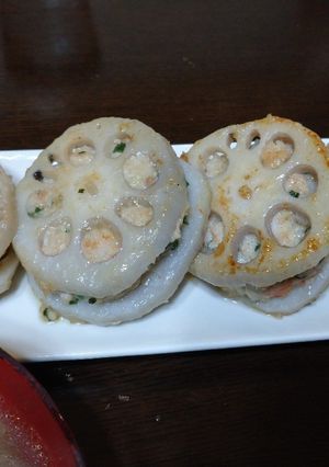 ＊ヘルシーな蓮根ハサミ焼き＊-レシピのメイン写真