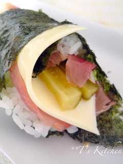 生ハムチーズ✿手巻き寿司-レシピのメイン写真