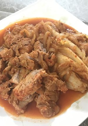 簡単☆豚キムチチム(煮)☆韓国料理-レシピのメイン写真