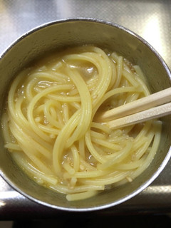 ピリ辛バタースープパスタ-レシピのメイン写真