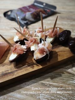 生ハムとクリームチーズのデーツピンチョス-レシピのメイン写真