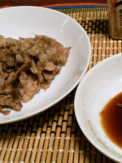 子どもの頃の味☆炒め牛肉をあっさり食べ-レシピのメイン写真