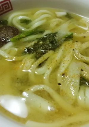 レンジでワンボールの味噌煮込みうどん-レシピのメイン写真