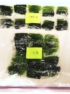小松菜(お雑煮用)の冷凍保存-レシピのメイン写真