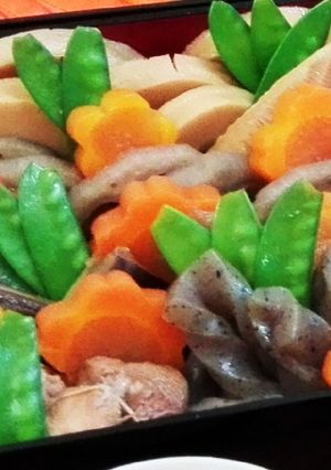 お正月の煮物(筑前煮)-レシピのメイン写真