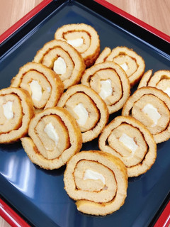 チーズ入 ミキサーなし 甘さ控えめ伊達巻-レシピのメイン写真