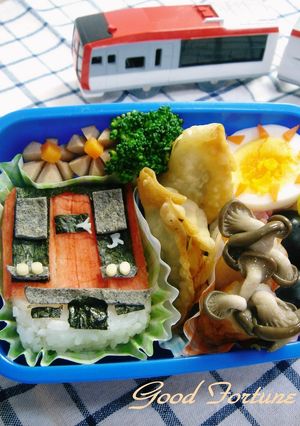 キャラ弁☆成田エクスプレス（電車）-レシピのメイン写真
