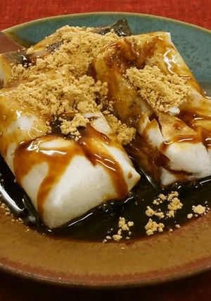みたらし風焼き餅(きな粉がけ)-レシピのメイン写真