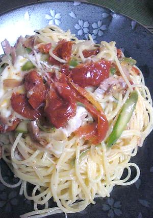 セミドライトマトの贅沢パスタ-レシピのメイン写真