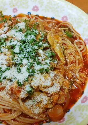 リコピンリッチ！濃厚トマトのスープパスタ-レシピのメイン写真