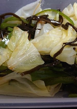 ピーマンキャベツ塩昆布-レシピのメイン写真