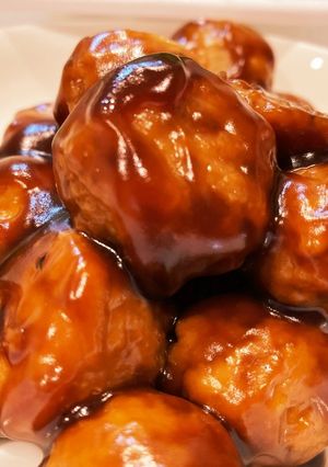 業務スーパーの肉だんごでミートボール-レシピのメイン写真