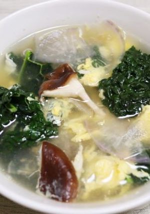 カーボロネロのかき玉スープ【ＪＡ福井県】-レシピのメイン写真
