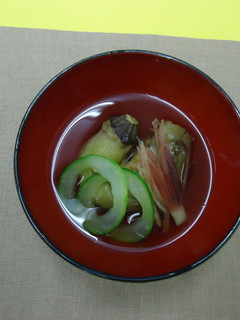 なすの冷たいお吸い物by草津市-レシピのメイン写真