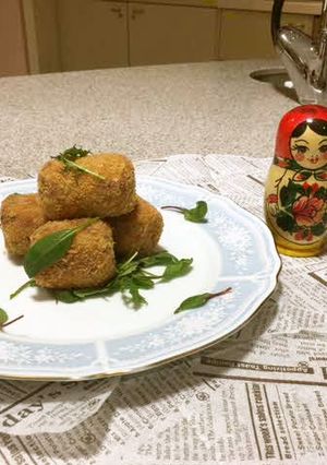 とろけるチーズのローストビーツコロッケ-レシピのメイン写真