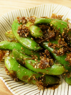簡単すぎる♪スナップえんどうのおかか和え-レシピのメイン写真