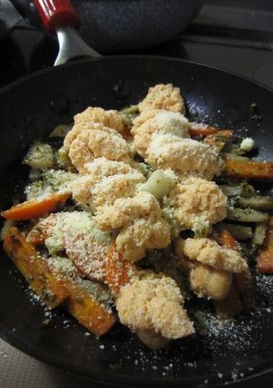 根菜と生たらこ♪バジル風味-レシピのメイン写真