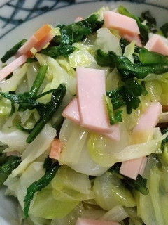 春菊入り無限キャベツ-レシピのメイン写真