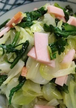 春菊入り無限キャベツ-レシピのメイン写真