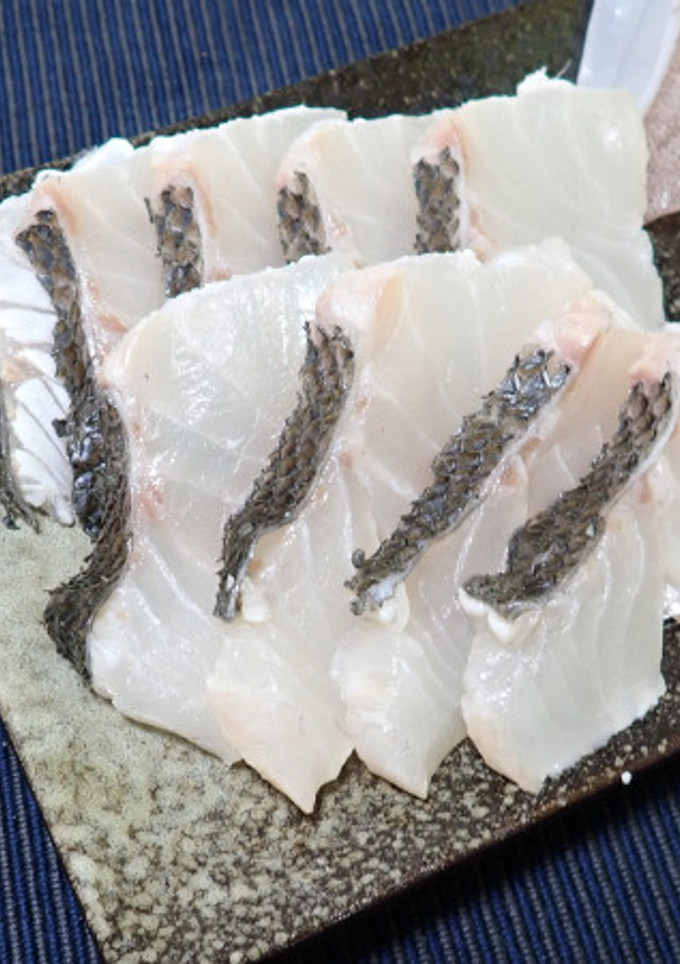 スズキの湯引き-レシピのメイン写真