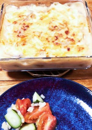 フランス料理シェフのれんこんグラタン-レシピのメイン写真