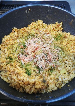 焼きそばリメイク　にんにく香るそばめし-レシピのメイン写真