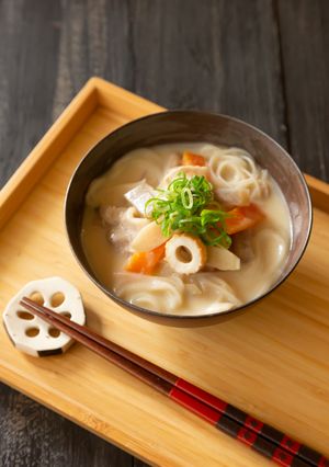 ぽかぽかあったか粕汁ビーフン-レシピのメイン写真