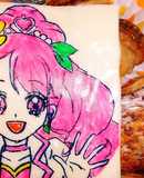 プリキュアオブラートアート弁当