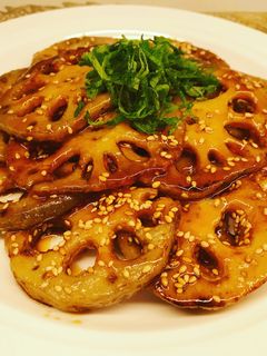 蓮根 甘辛焼き-レシピのメイン写真