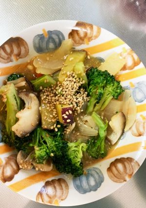 肉なし根菜たっぷり中華ドレッシングサラダ-レシピのメイン写真