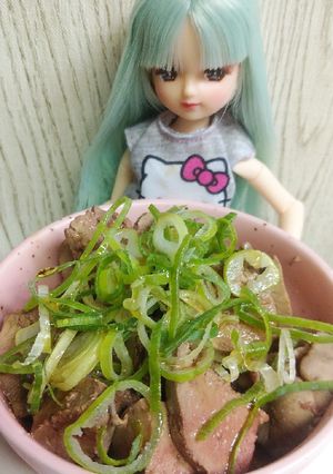 リカちゃん♡【鉄】鶏レバー塩ごま油【分】-レシピのメイン写真