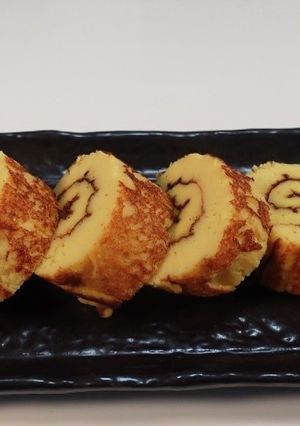 白はんぺんで本物みたい！簡単伊達巻き-レシピのメイン写真
