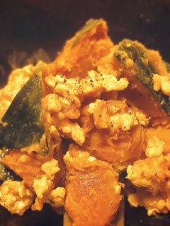 ひき肉とかぼちゃの塩バター煮-レシピのメイン写真