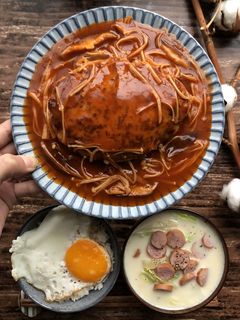 きのこの煮込みハンバーグ-レシピのメイン写真