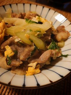 ☆豚肉とセロリの中華炒め☆-レシピのメイン写真