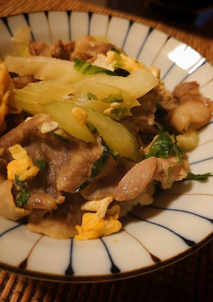 ☆豚肉とセロリの中華炒め☆-レシピのメイン写真
