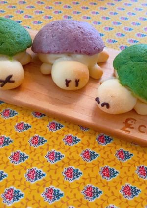 カメさんメロンパン-レシピのメイン写真