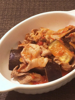 簡単!なすと豚肉のトマトソース煮込み✨-レシピのメイン写真