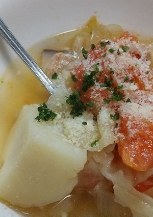 トマト鍋風スープ-レシピのメイン写真