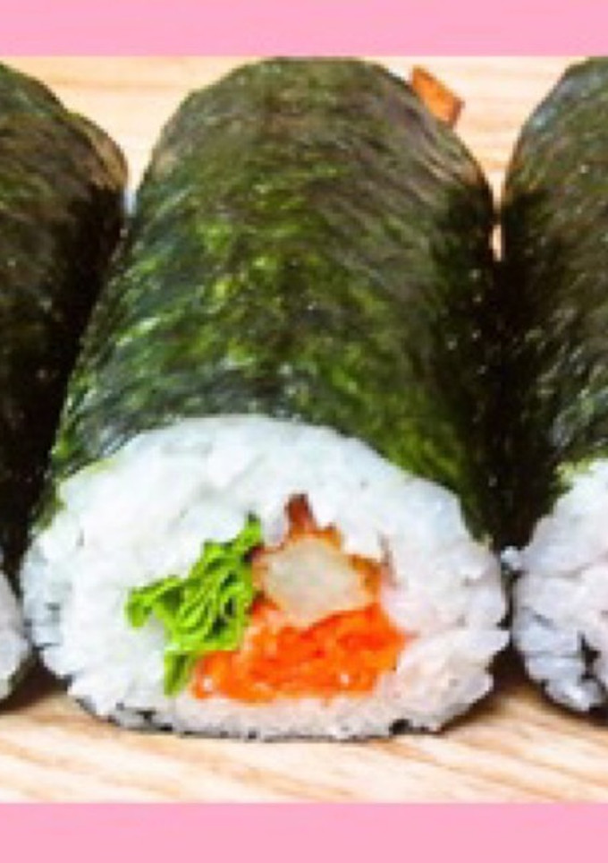 おうちで恵方巻き①★ヘルシー野菜巻き3種-レシピのメイン写真