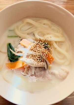 簡単過ぎる豆乳うどん-レシピのメイン写真
