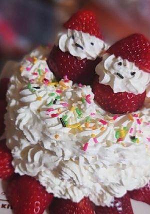 不器用な私の時短簡単クリスマスケーキ-レシピのメイン写真