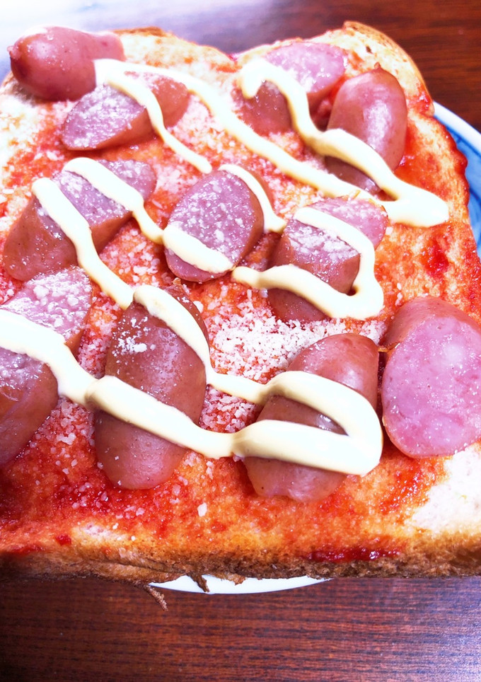 簡単ピザ風トースト-レシピのメイン写真