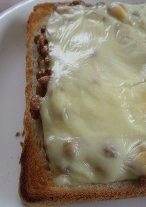 納豆チーズトースト-レシピのメイン写真