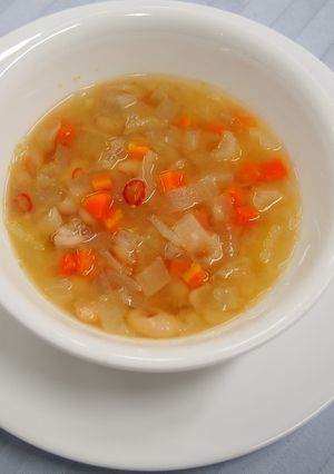 インゲン豆のファソラーダ・スープ-レシピのメイン写真