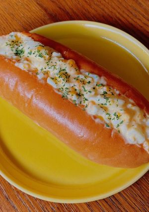 【簡単】具材たっぷり　たまごパン-レシピのメイン写真