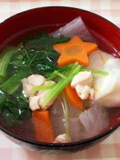 うちのお雑煮(関東風)-レシピのメイン写真